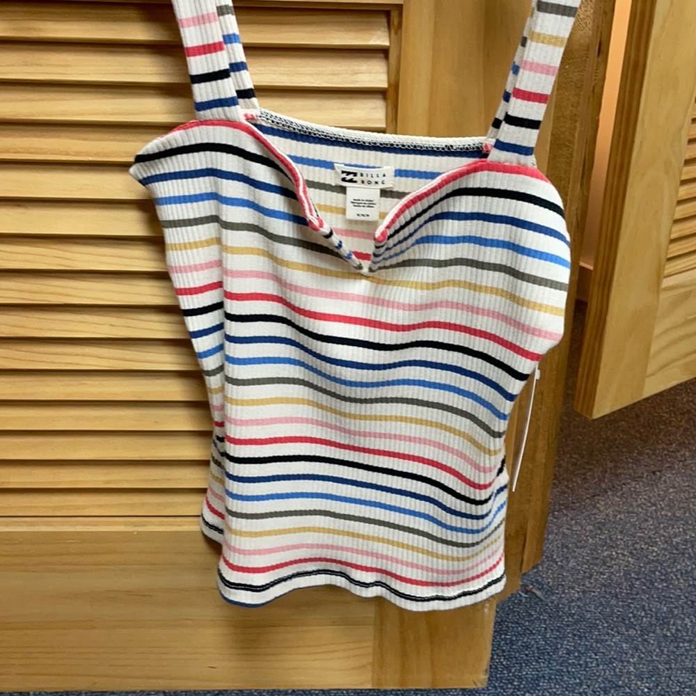 Billabong striped tank top
